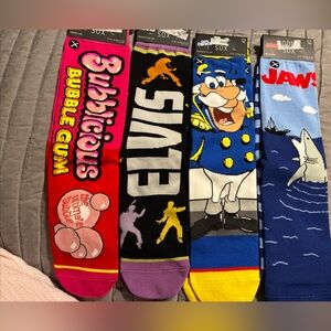 Off Sox unisex crew socks lot of 4 Sz 8-12